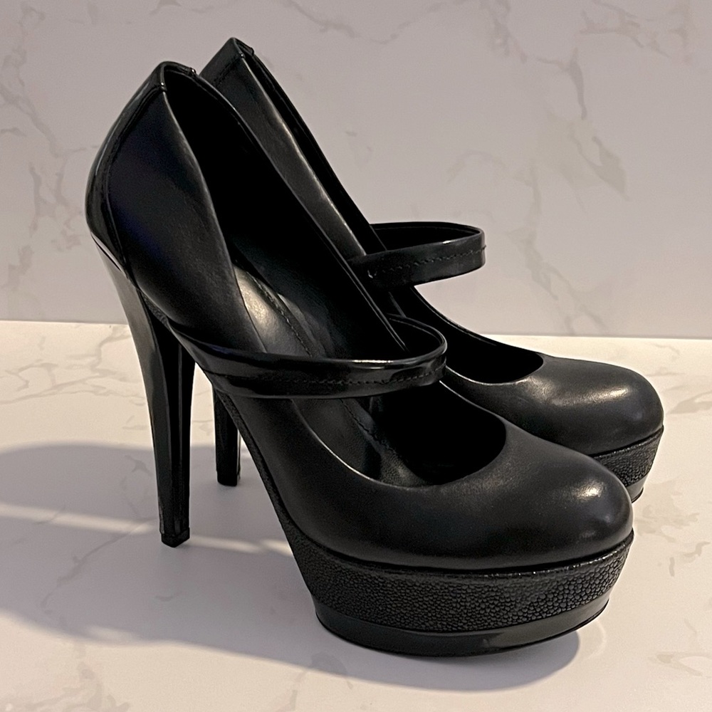 Like New Jessica Simpson Mary Jane Stiletto Baby Doll Heels